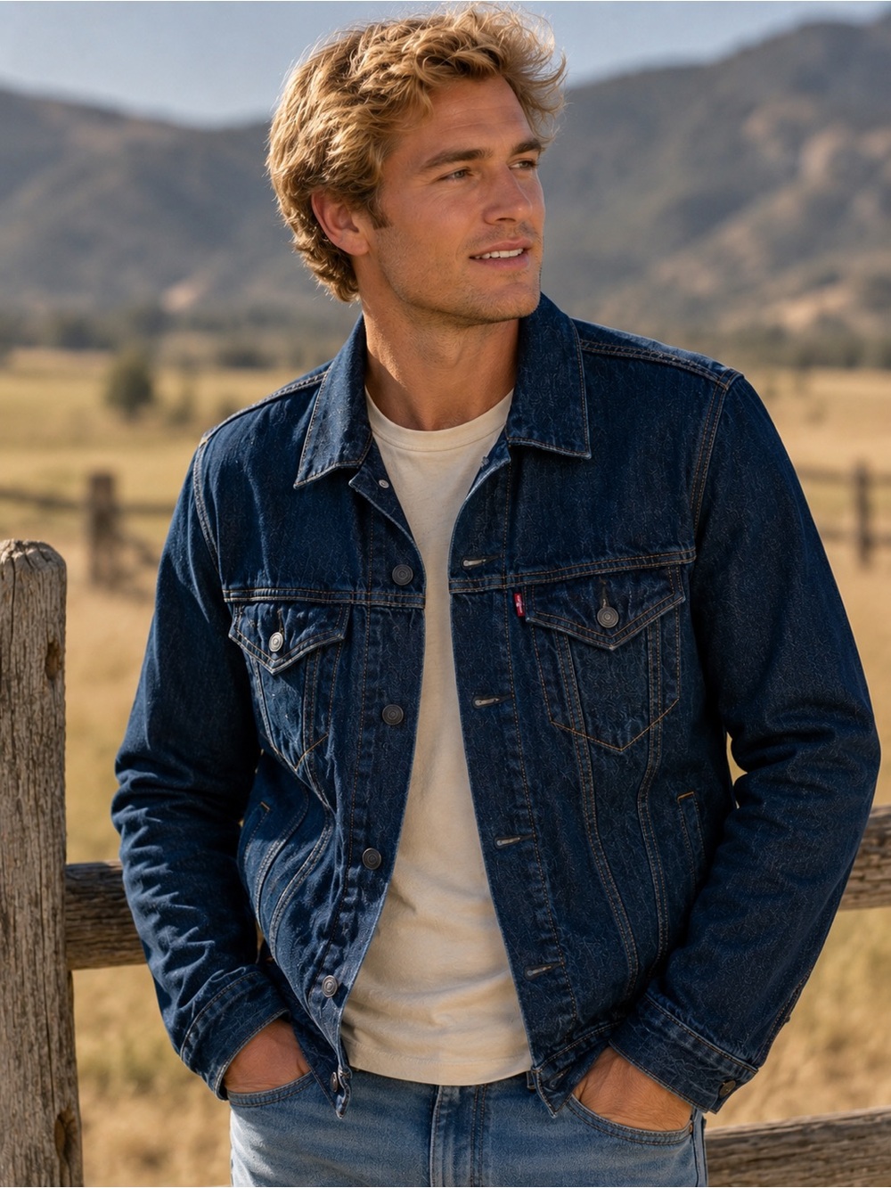 Classic Levis Trucker Jacket Medium